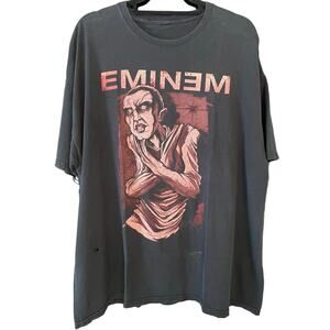Straight Jacket Eminem Cut Tag Faded Rap Shirt Adult XL